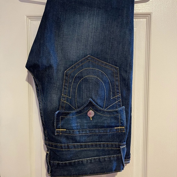 TRUE RELIGION slim flap jeans 34/30 - Picture 6 of 14